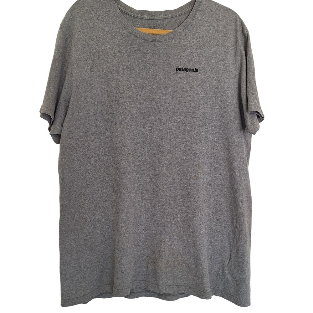 Patagonia responsibili tee shirt lrg ss 2 sided logo xl